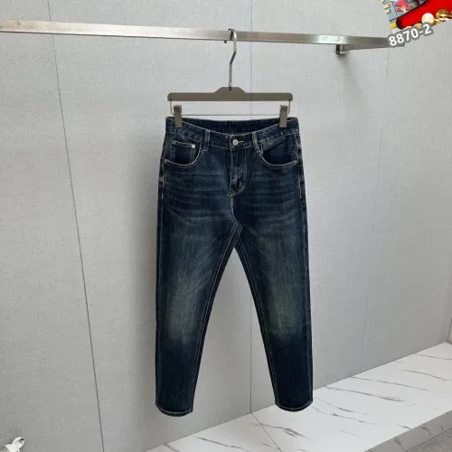 Replica LOEWE Jeans For Men #1410350 $48.00 USD for Wholesale
