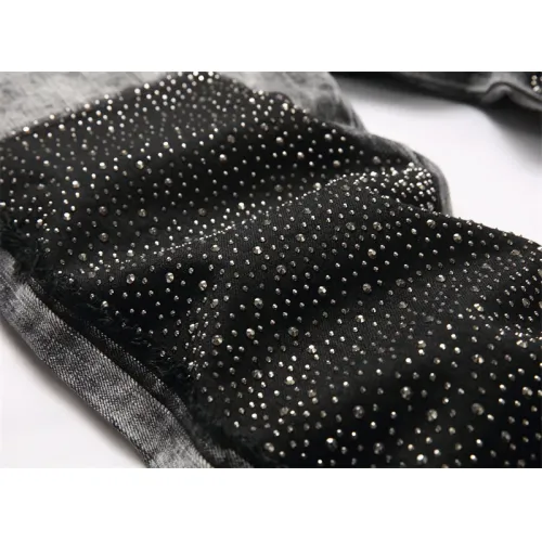 Replica Balmain Jeans For Men #1410422 $48.00 USD for Wholesale