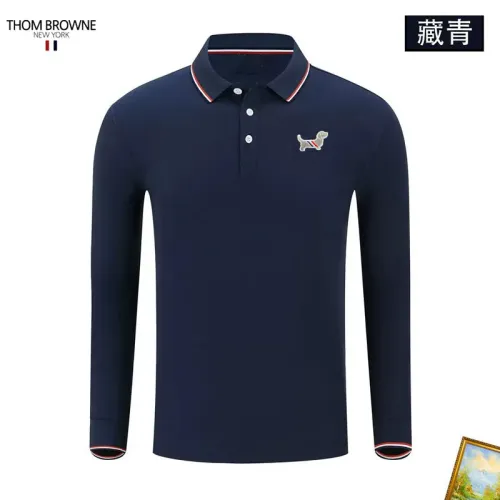 Cheap Thom Browne TB T-Shirts Long Sleeved For Men #1410484, $$40.00 USD On Thom Browne TB T-Shirts