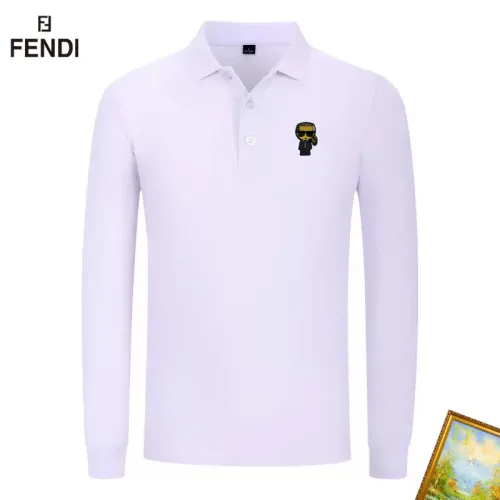 Cheap Fendi T-Shirts Long Sleeved For Men #1410497, $$40.00 USD On Fendi T-Shirts