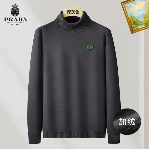 Cheap Prada Sweaters Long Sleeved For Men #1410674, $$48.00 USD On Prada Sweaters