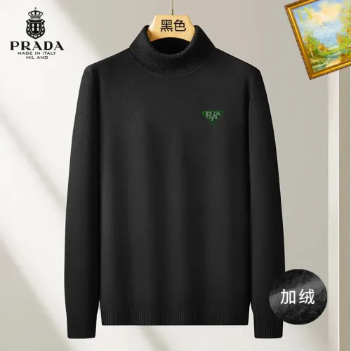 Cheap Prada Sweaters Long Sleeved For Men #1410675, $$48.00 USD On Prada Sweaters