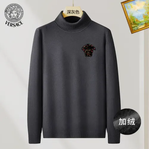 Cheap Versace Sweaters Long Sleeved For Men #1410690, $$48.00 USD On Versace Sweaters