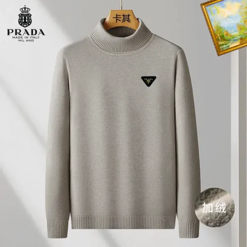 Cheap Prada Sweaters Long Sleeved For Men #1410709, $$48.00 USD On Prada Sweaters