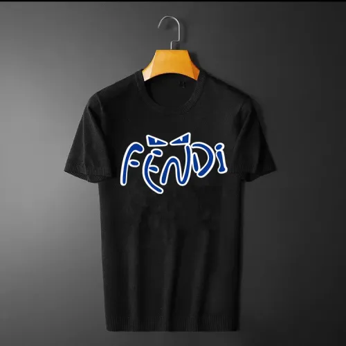 Replica Fendi T-Shirts Short Sleeved For Men #1410917 $45.00 USD for Wholesale