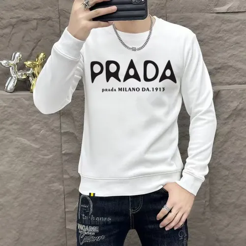Cheap Prada Hoodies Long Sleeved For Men #1410964, $$48.00 USD On Prada Hoodies