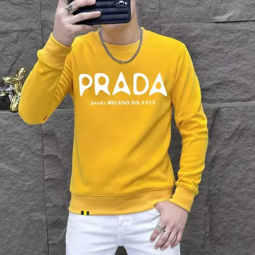 Cheap Prada Hoodies Long Sleeved For Men #1410969, $$48.00 USD On Prada Hoodies