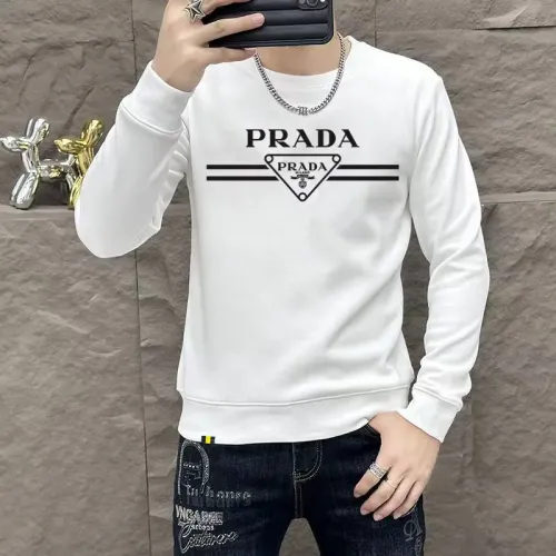 Cheap Prada Hoodies Long Sleeved For Men #1410988, $$48.00 USD On Prada Hoodies