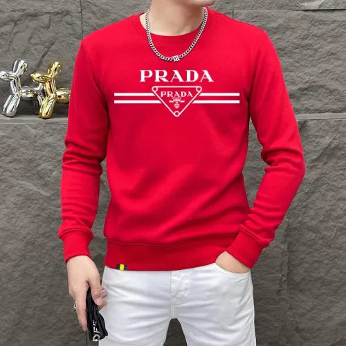Cheap Prada Hoodies Long Sleeved For Men #1410991, $$48.00 USD On Prada Hoodies