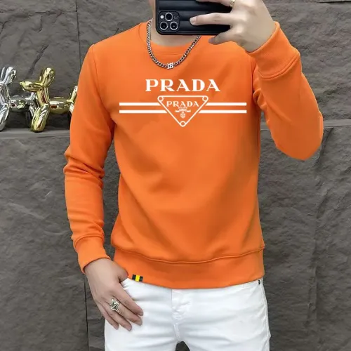 Cheap Prada Hoodies Long Sleeved For Men #1410992, $$48.00 USD On Prada Hoodies