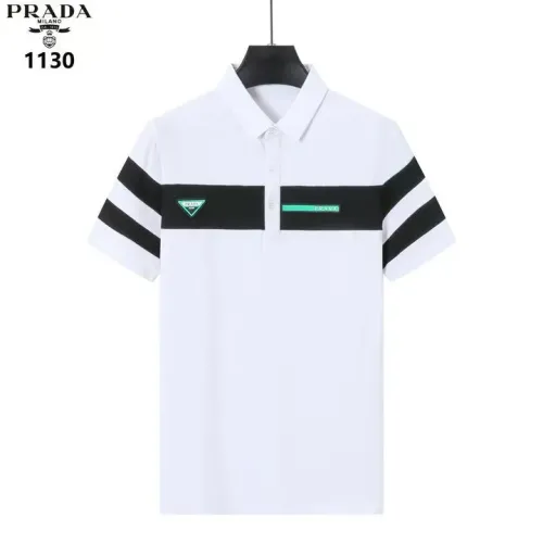 Cheap Prada T-Shirts Short Sleeved For Men #1411030, $$38.00 USD On Prada T-Shirts
