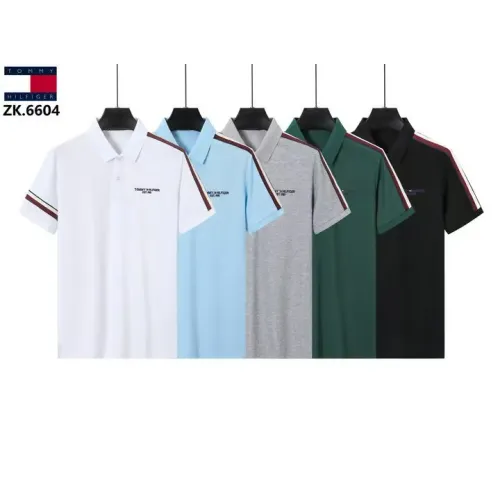 Replica Tommy Hilfiger TH T-Shirts Short Sleeved For Men #1411089 $38.00 USD for Wholesale