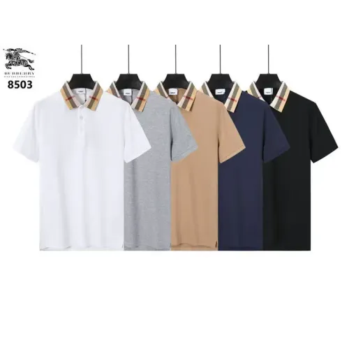Replica Burberry T-Shirts Short Sleeved For Men #1411132 $38.00 USD for Wholesale