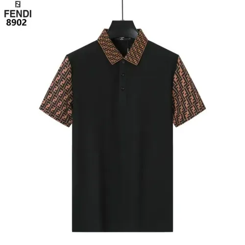 Cheap Fendi T-Shirts Short Sleeved For Men #1411263, $$38.00 USD On Fendi T-Shirts