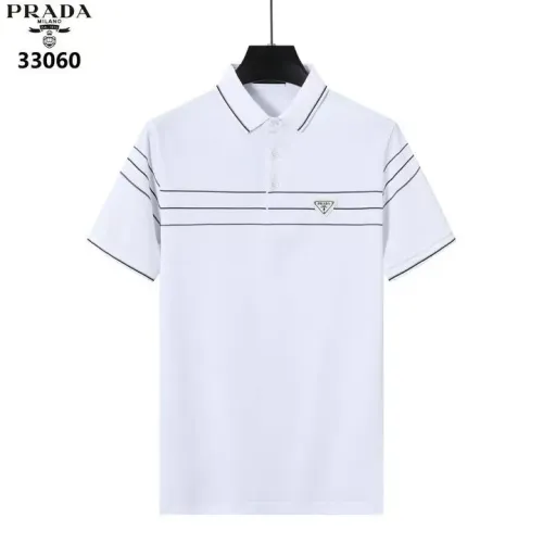 Cheap Prada T-Shirts Short Sleeved For Men #1411266, $$38.00 USD On Prada T-Shirts