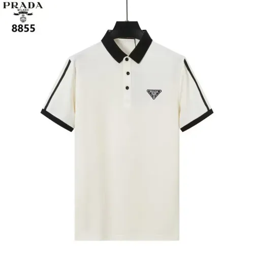Cheap Prada T-Shirts Short Sleeved For Men #1411270, $$38.00 USD On Prada T-Shirts