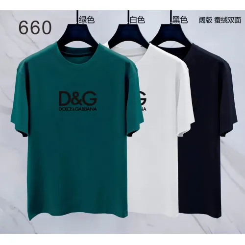 Replica Dolce & Gabbana D&G T-Shirts Short Sleeved For Men #1411287 $38.00 USD for Wholesale