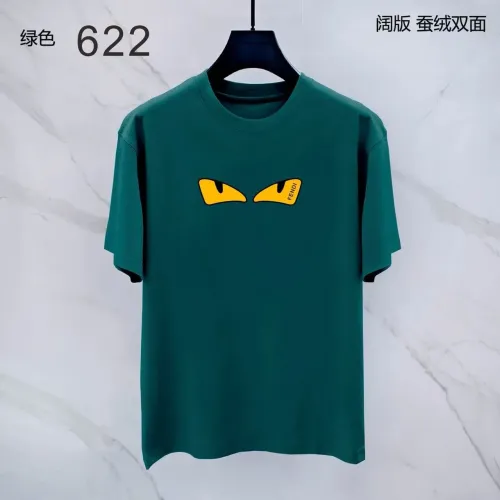 Cheap Fendi T-Shirts Short Sleeved For Men #1411413, $$38.00 USD On Fendi T-Shirts
