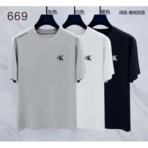 Replica Calvin Klein CK T-Shirts Short Sleeved For Men #1411431 $38.00 USD for Wholesale