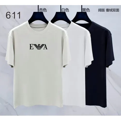 Replica Armani T-Shirts Short Sleeved For Men #1411459 $38.00 USD for Wholesale