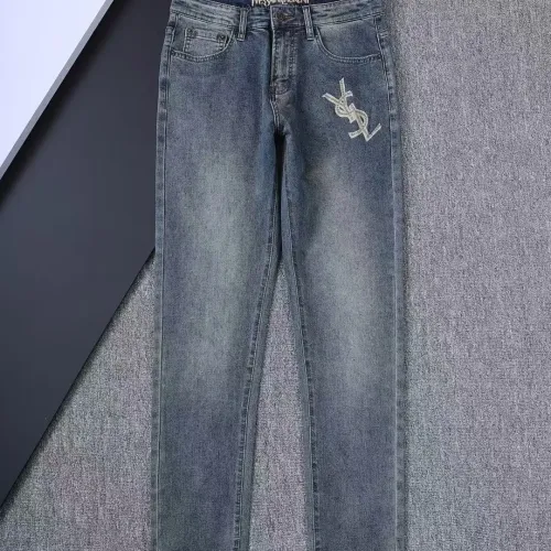 Replica Yves Saint Laurent YSL Jeans For Men #1411575 $45.00 USD for Wholesale