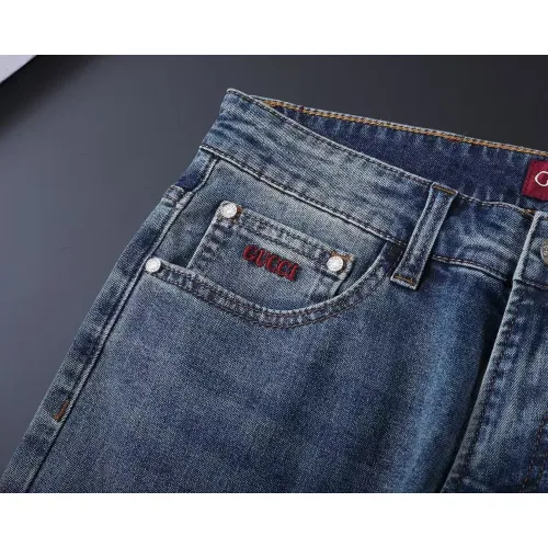 Replica Gucci Jeans For Men #1411583 $45.00 USD for Wholesale