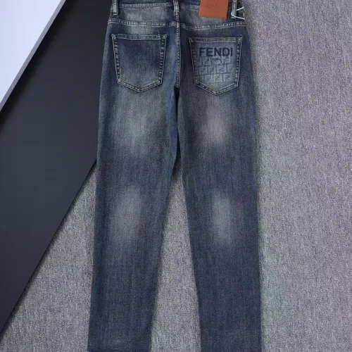Replica Fendi Jeans For Men #1411586 $45.00 USD for Wholesale