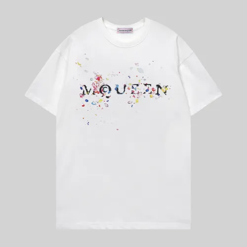Cheap Alexander McQueen T-shirts Short Sleeved For Unisex #1411615, $$34.00 USD On Alexander McQueen T-shirts