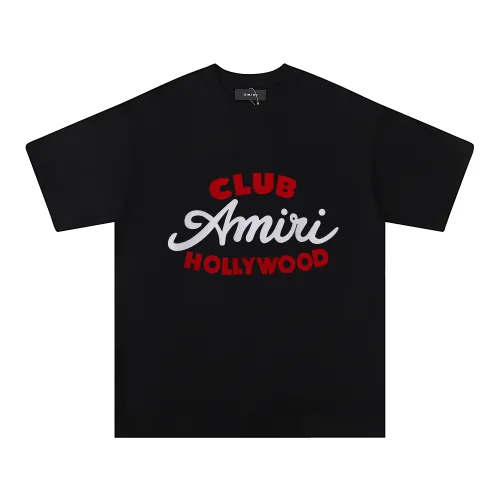Cheap Amiri T-Shirts Short Sleeved For Unisex #1411627, $$32.00 USD On Amiri T-Shirts