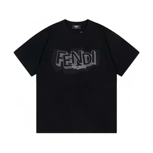 Cheap Fendi T-Shirts Short Sleeved For Unisex #1411665, $$45.00 USD On Fendi T-Shirts