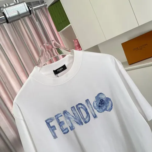 Replica Fendi T-Shirts Short Sleeved For Unisex #1411704 $42.00 USD for Wholesale