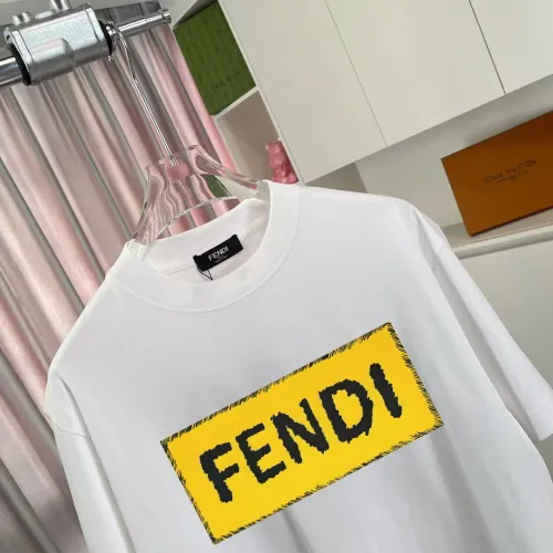 Replica Fendi T-Shirts Short Sleeved For Unisex #1411709 $42.00 USD for Wholesale