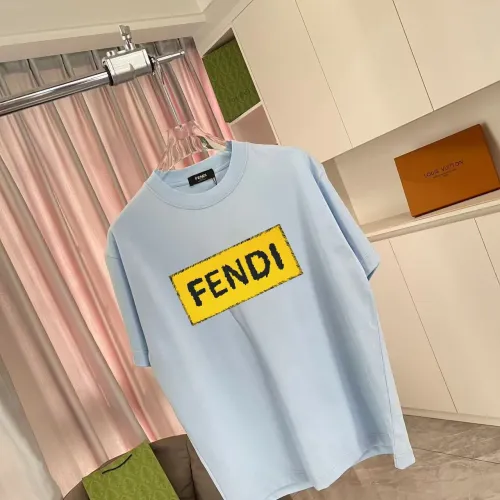 Cheap Fendi T-Shirts Short Sleeved For Unisex #1411710, $$42.00 USD On Fendi T-Shirts