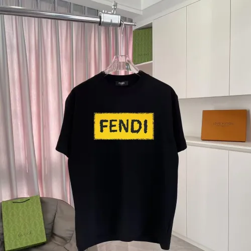 Cheap Fendi T-Shirts Short Sleeved For Unisex #1411712, $$42.00 USD On Fendi T-Shirts