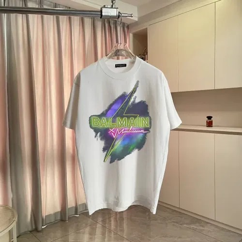 Cheap Balmain T-Shirts Short Sleeved For Unisex #1411942, $$45.00 USD On Balmain T-Shirts