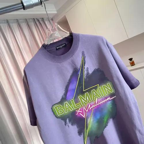 Replica Balmain T-Shirts Short Sleeved For Unisex #1411943 $45.00 USD for Wholesale