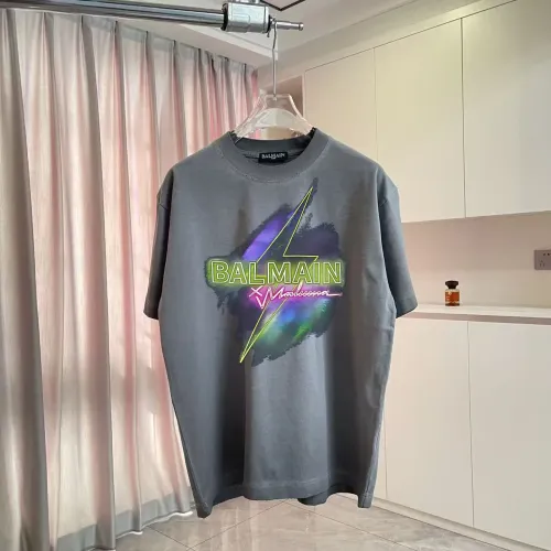 Cheap Balmain T-Shirts Short Sleeved For Unisex #1411945, $$45.00 USD On Balmain T-Shirts