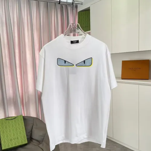 Cheap Fendi T-Shirts Short Sleeved For Unisex #1411970, $$42.00 USD On Fendi T-Shirts