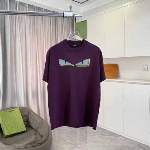 Cheap Fendi T-Shirts Short Sleeved For Unisex #1411972, $$42.00 USD On Fendi T-Shirts