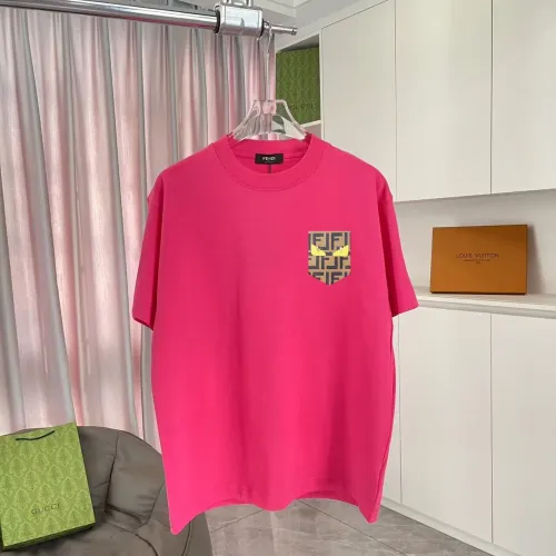 Cheap Fendi T-Shirts Short Sleeved For Unisex #1411975, $$42.00 USD On Fendi T-Shirts