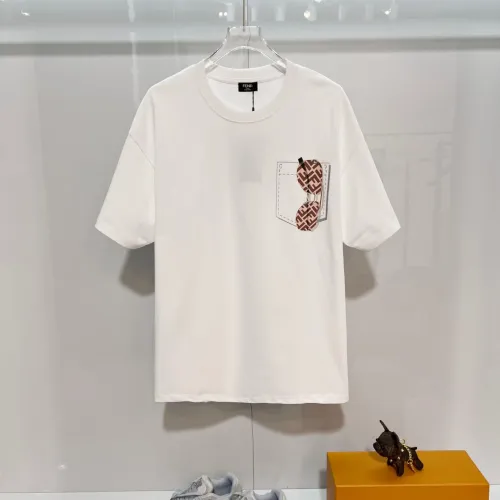 Cheap Fendi T-Shirts Short Sleeved For Unisex #1411978, $$45.00 USD On Fendi T-Shirts