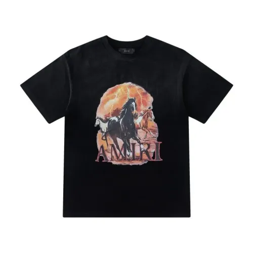 Cheap Amiri T-Shirts Short Sleeved For Unisex #1412151, $$42.00 USD On Amiri T-Shirts