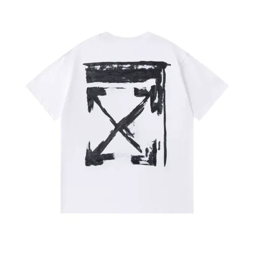 Cheap Off-White T-Shirts Short Sleeved For Unisex #1412161, $$32.00 USD On Off-White T-Shirts