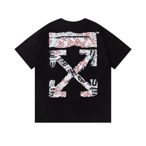 Cheap Off-White T-Shirts Short Sleeved For Unisex #1412166, $$32.00 USD On Off-White T-Shirts