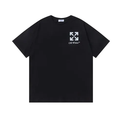 Cheap Off-White T-Shirts Short Sleeved For Unisex #1412180, $$32.00 USD On Off-White T-Shirts