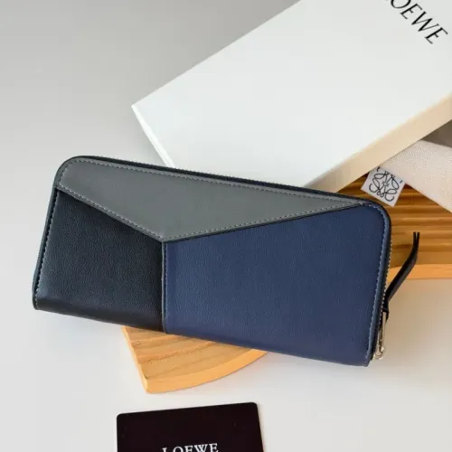 Replica LOEWE Long Wallet For Unisex #1412290 $64.00 USD for Wholesale