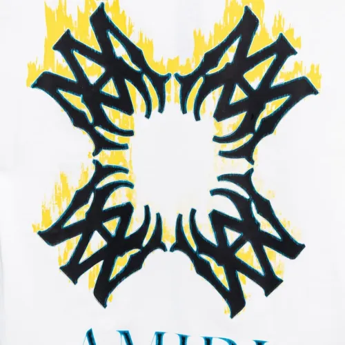 Replica Amiri T-Shirts Short Sleeved For Men #1412319 $36.00 USD for Wholesale