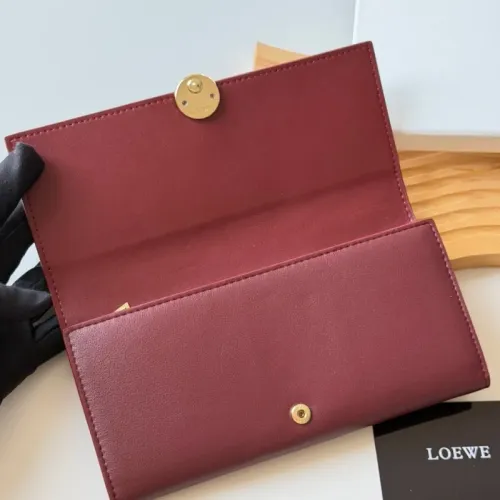 Replica LOEWE Long Wallet For Women #1412559 $60.00 USD for Wholesale