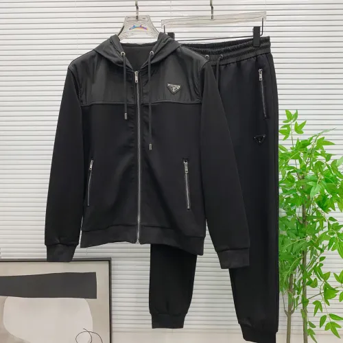 Cheap Prada Tracksuits Long Sleeved For Men #1412701, $$128.00 USD On Prada Tracksuits