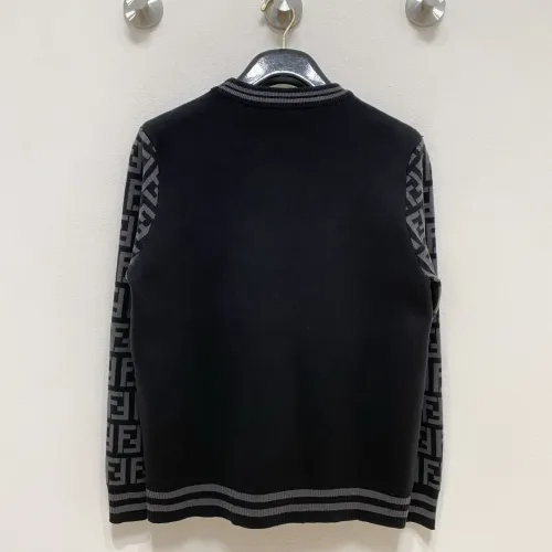 Replica Fendi Sweaters Long Sleeved For Men #1412719 $85.00 USD for Wholesale